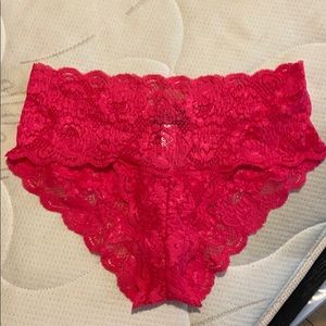 Cosabella lace brief- hot pink - size S - NWOT
